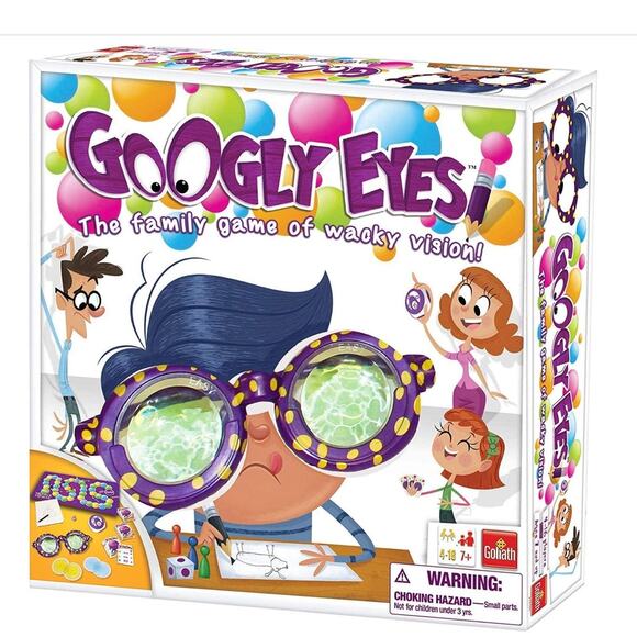 Googly Eyes Game Family Drawing Game with Crazy, Vision-Altering Glasses - Picture 1 of 6